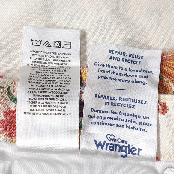 Wrangler Westward 626 Women's Floral Print High Waist Bootcut Jeans Size 29x34 - Picture 11 of 16